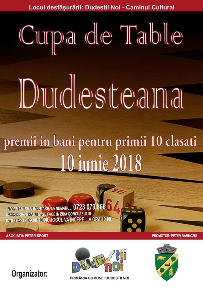 Cupa de Table Dudesteana